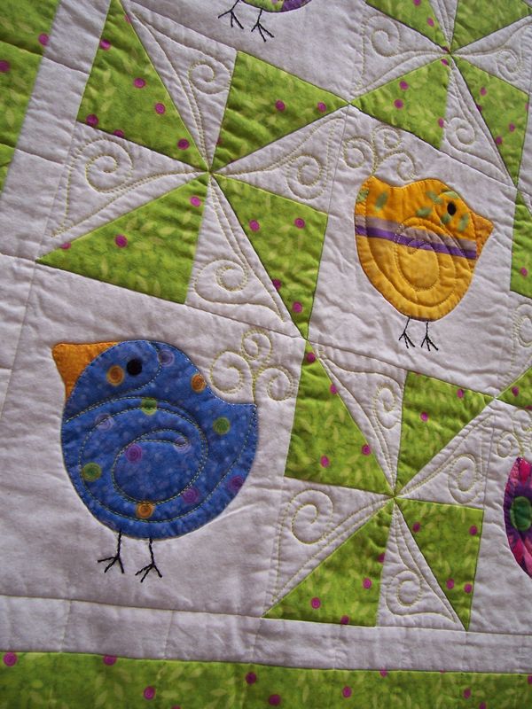 Chubby Chicks Baby Quilt