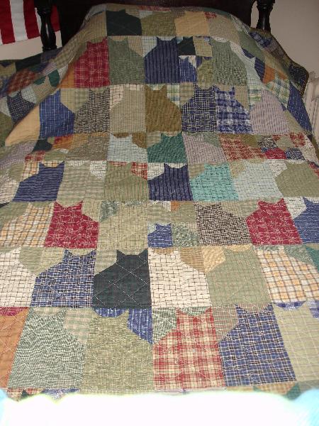 What kind of quilts have you made using homespun fabrics?