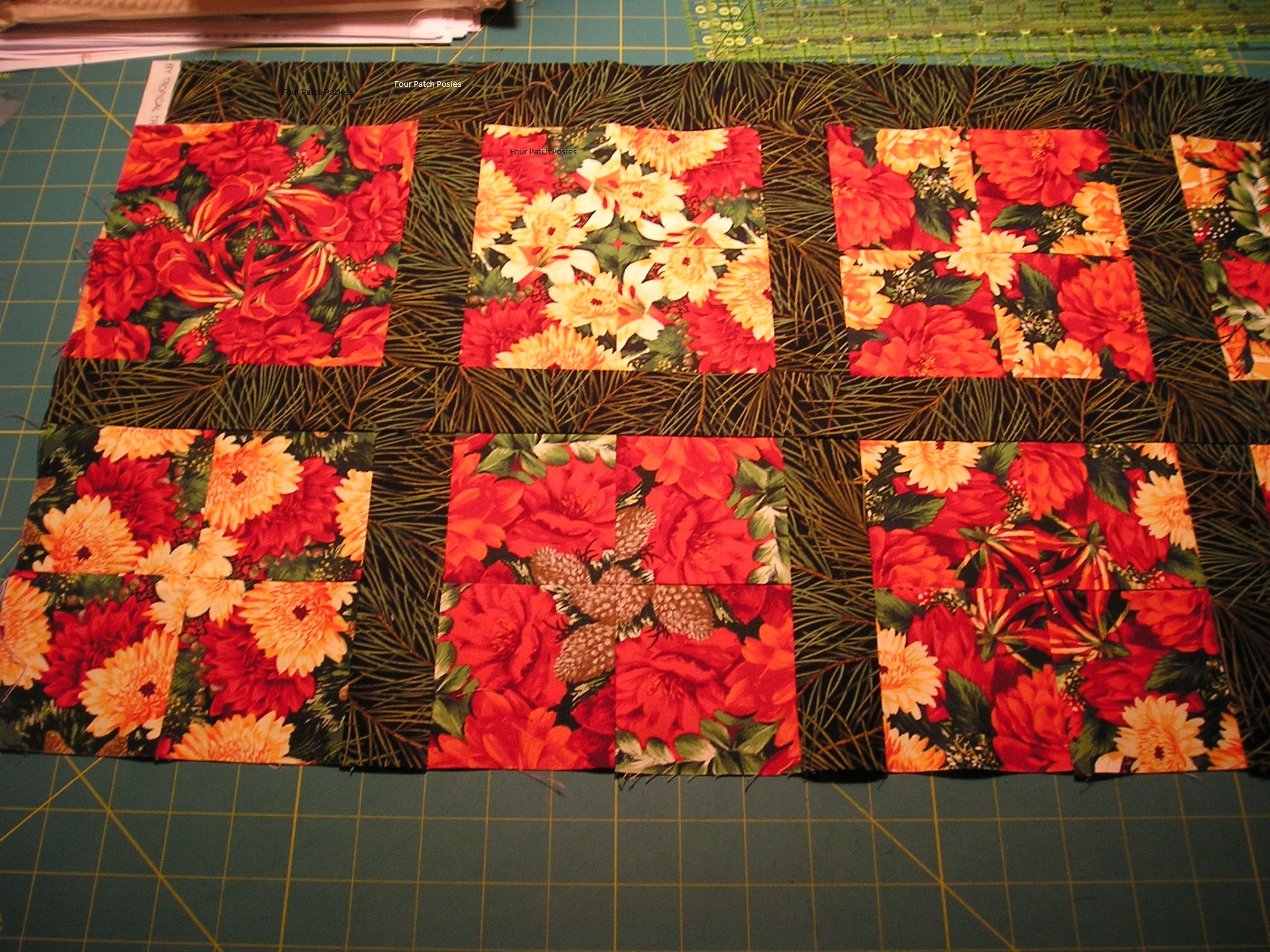 4 Patch Stacked Posies Quiltingboard Forums