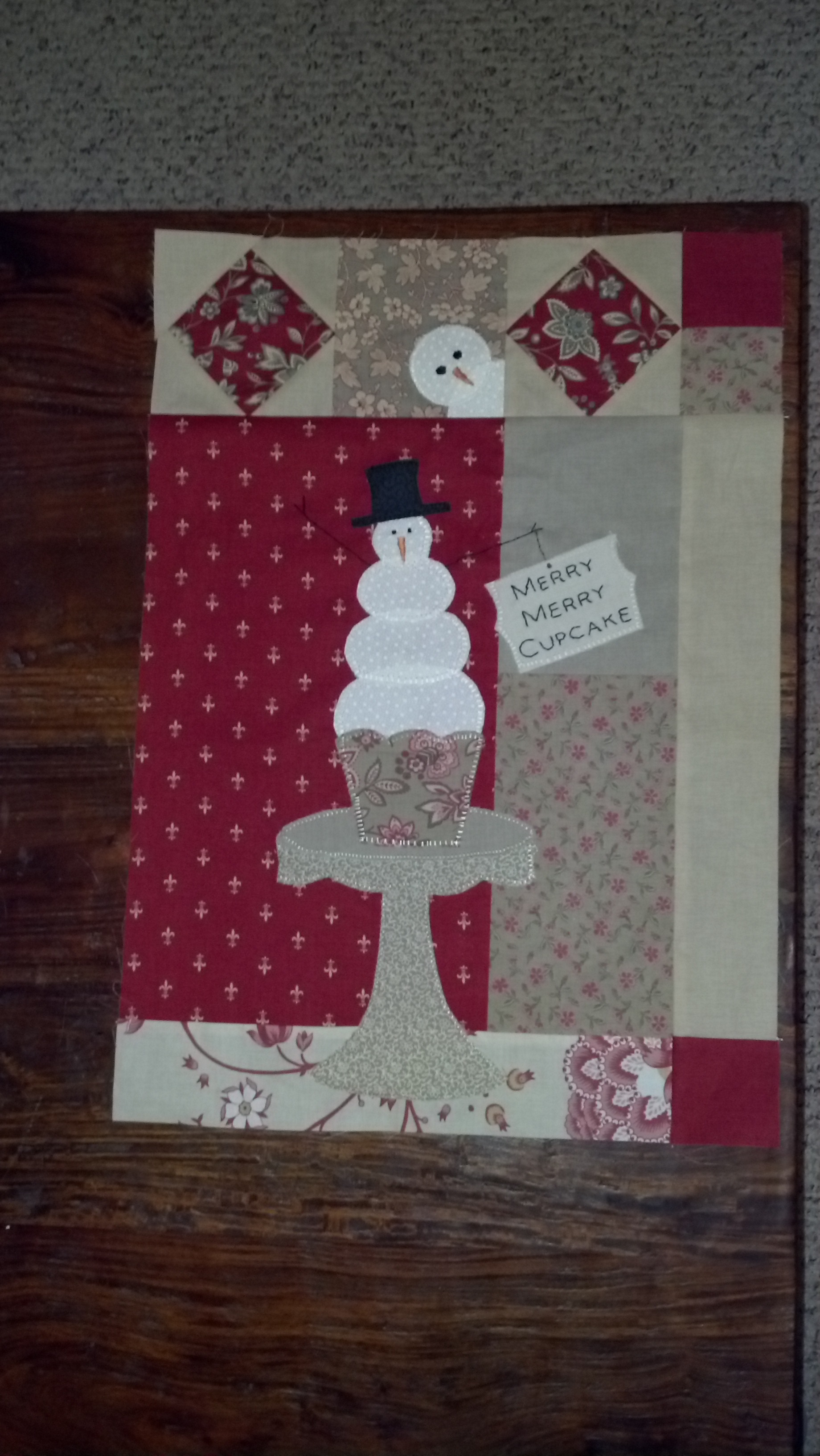 Anyone else working on Merry Merry Snowmen by Bunny Hill? - Quiltingboard  Forums