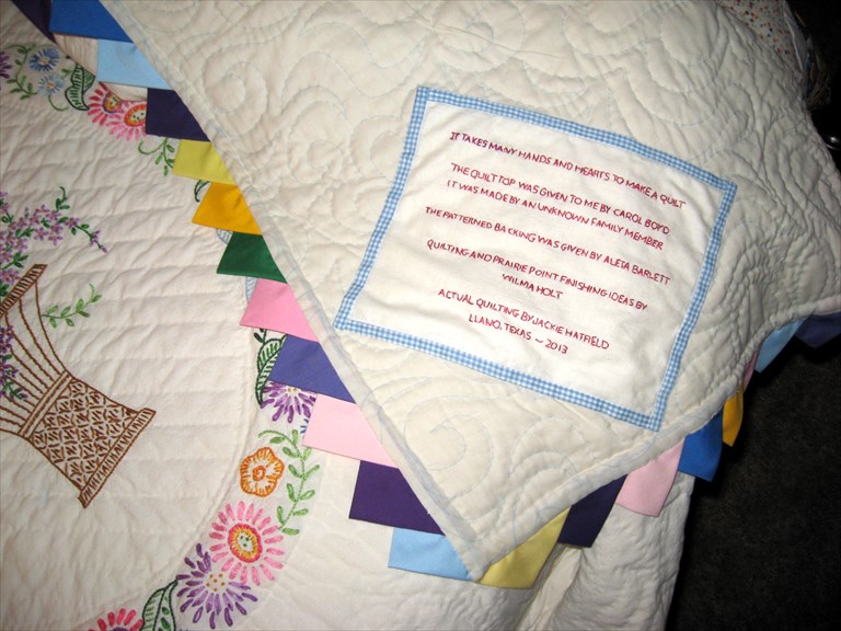 How to Make Your Own Quilt Labels 