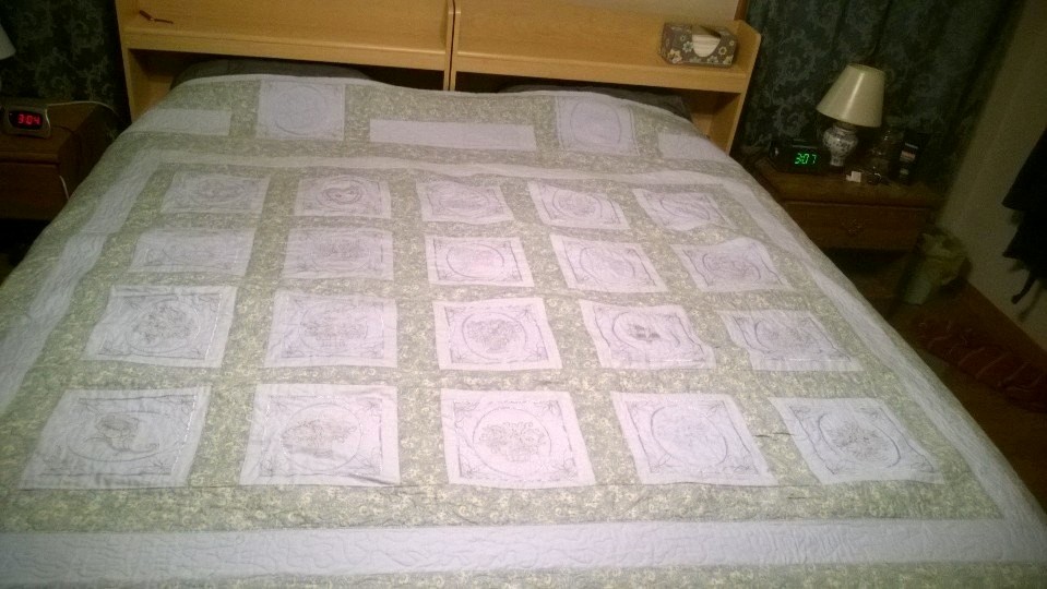 New Quilt as you Go in which you quilt directly on to batting