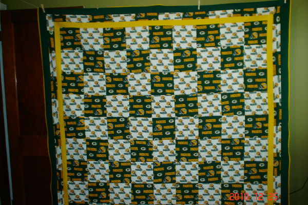Green Bay Packers Quilt Done - Quiltingboard Forums