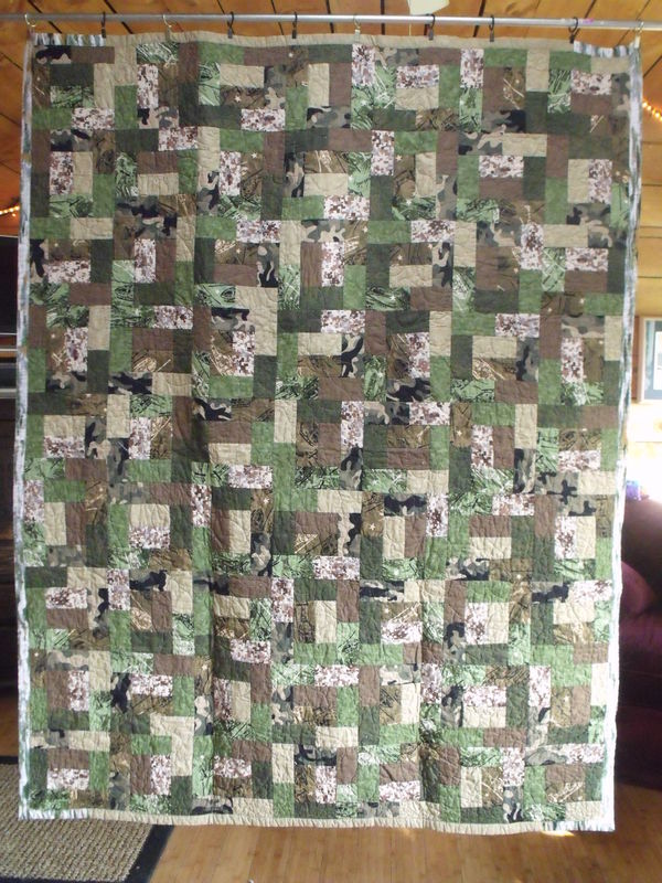 Camo fabric with Lava Flow pattern quilt - Quiltingboard Forums