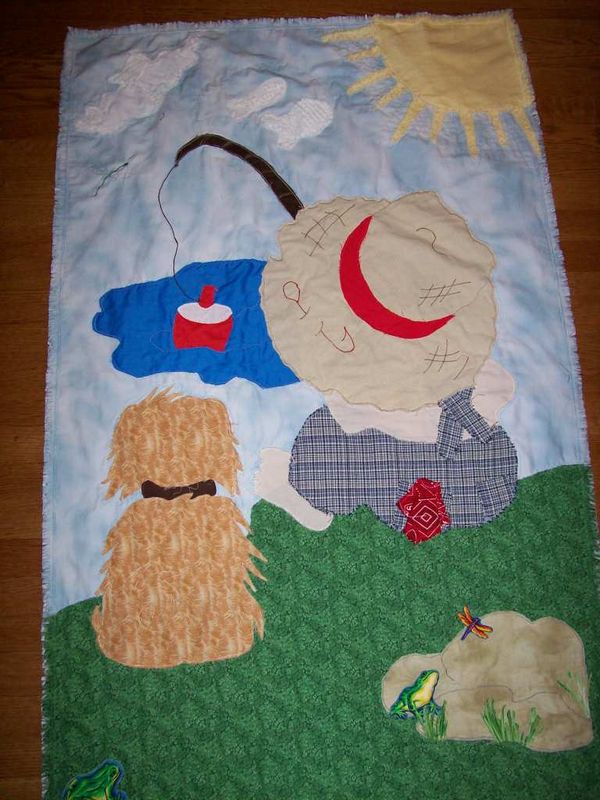 Little Boy Fishing Quilt