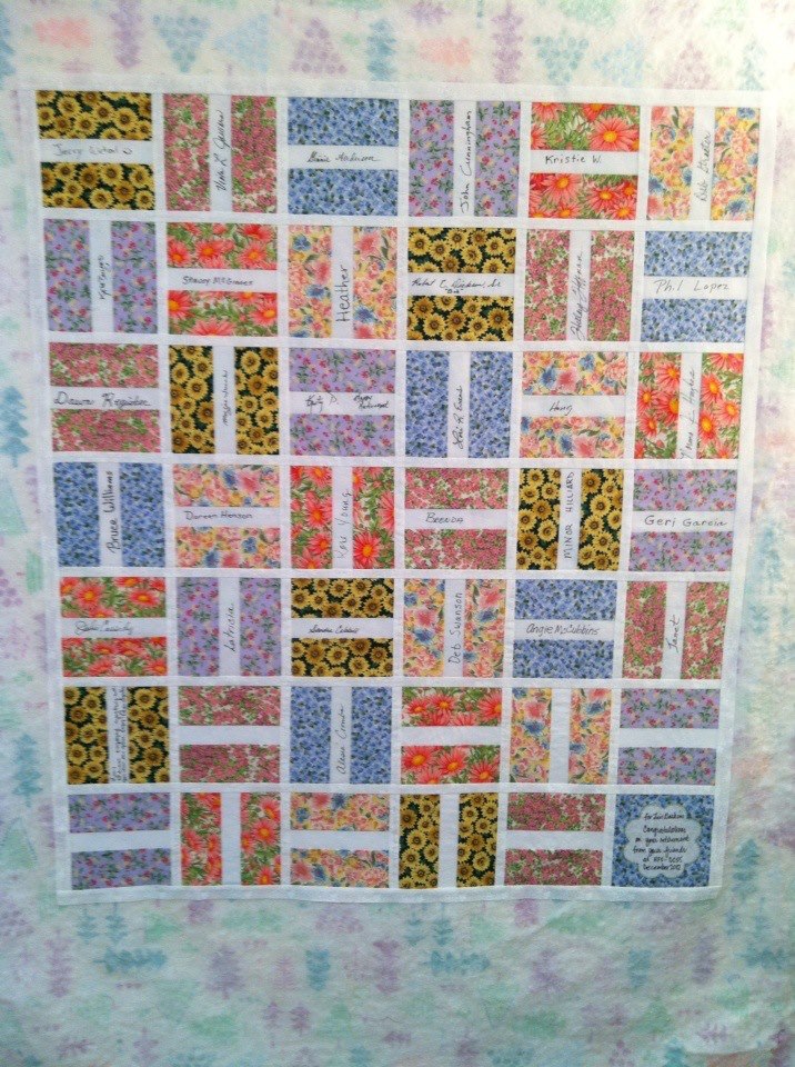 Memory Signature Quilt Top Quiltingboard Forums