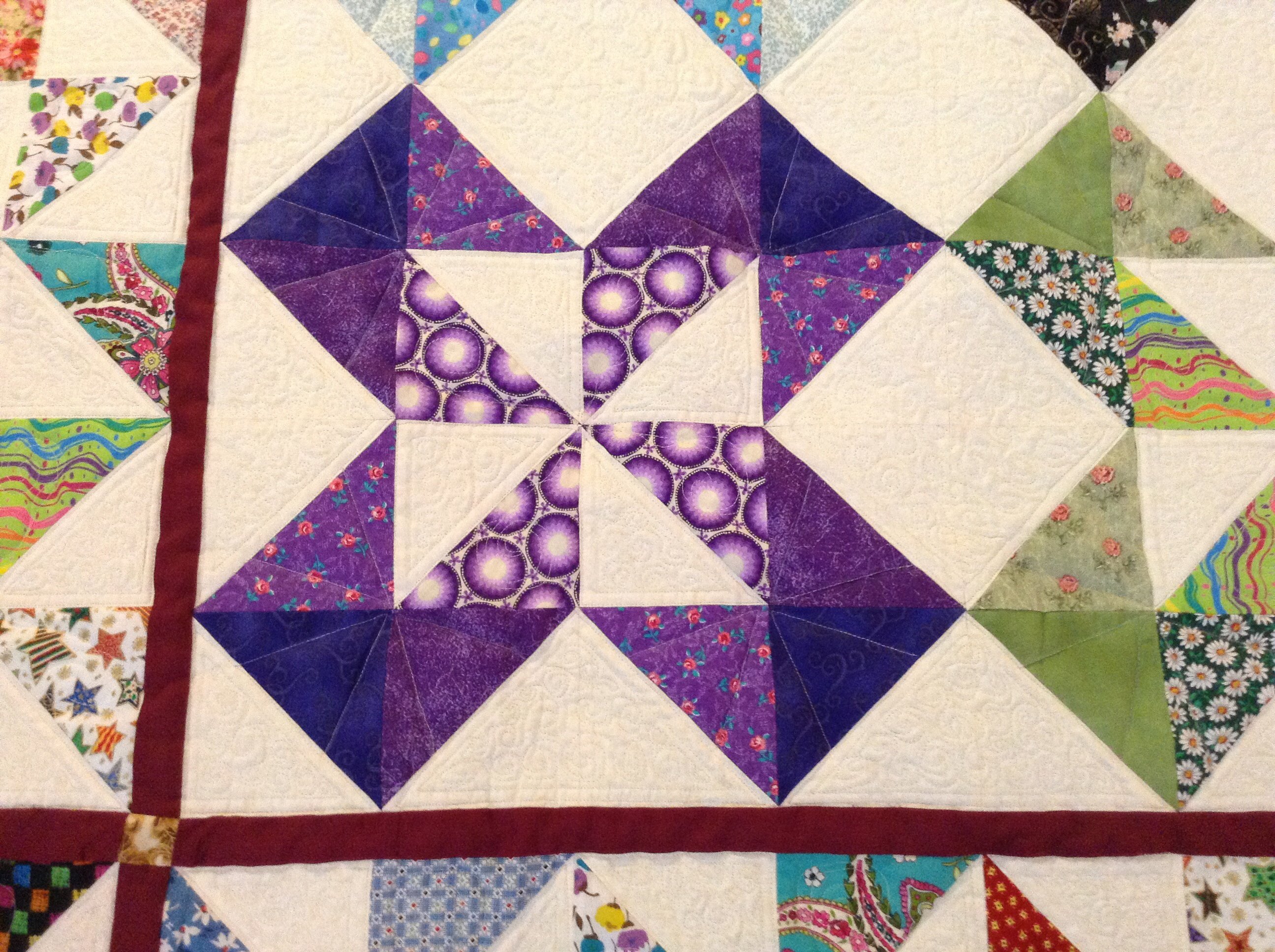 Lap Quilt From A Free Moda Pattern