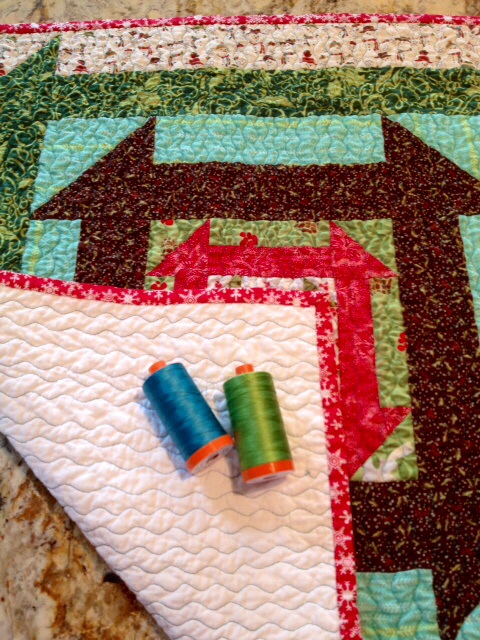 Nested churn dash quilted - Quiltingboard Forums