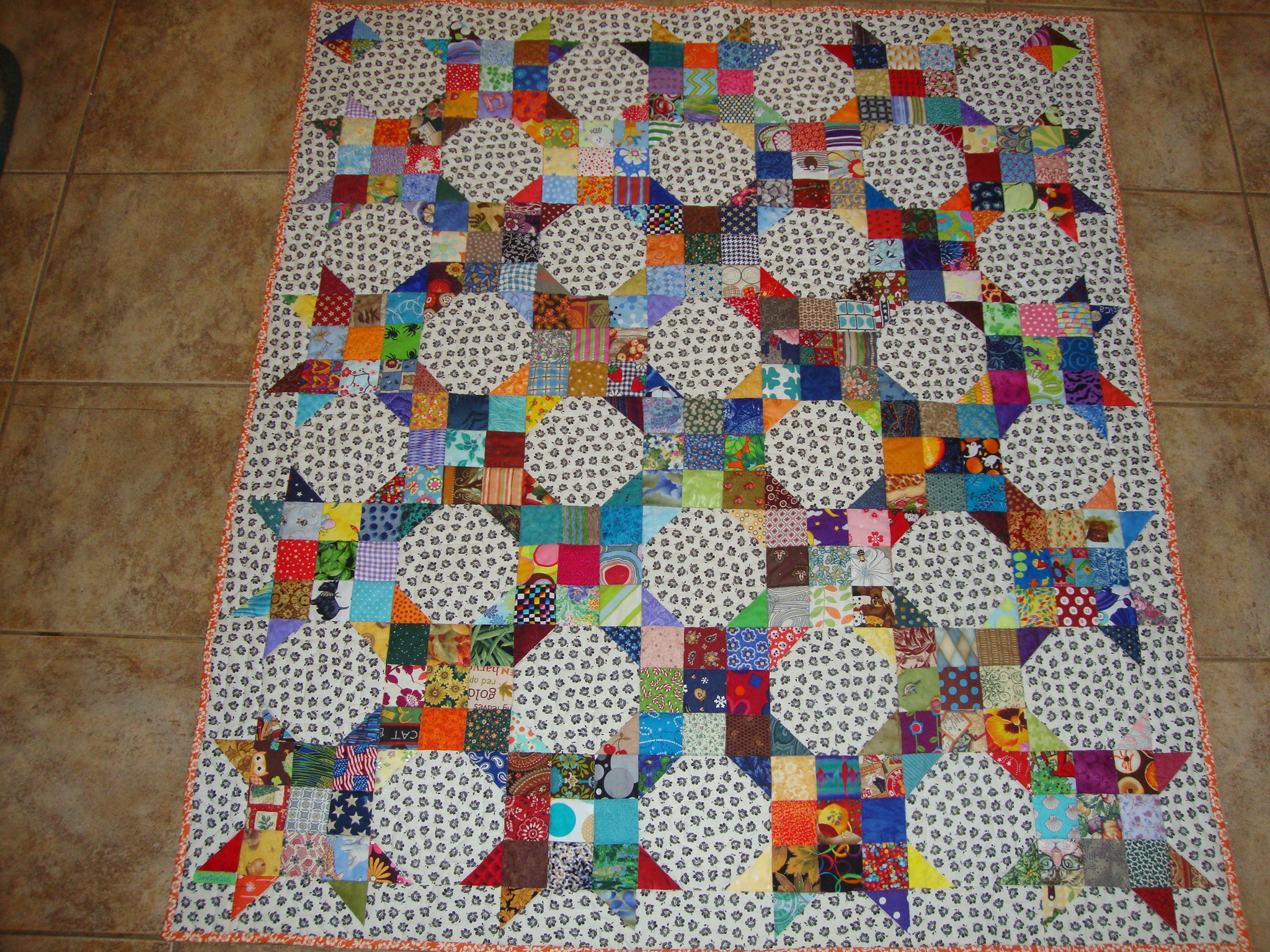 scrappy-9-patch-and-snowball-quilt-from-2-5-candy-squares