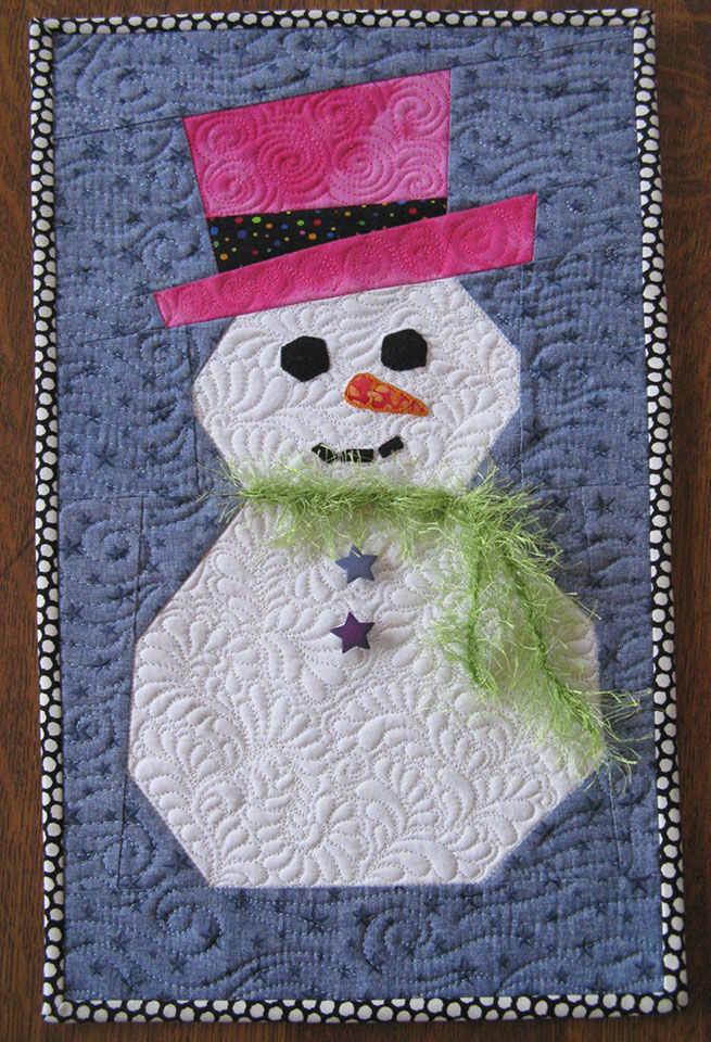 Snowman Pattern - Paper Piecing with Freezer Paper