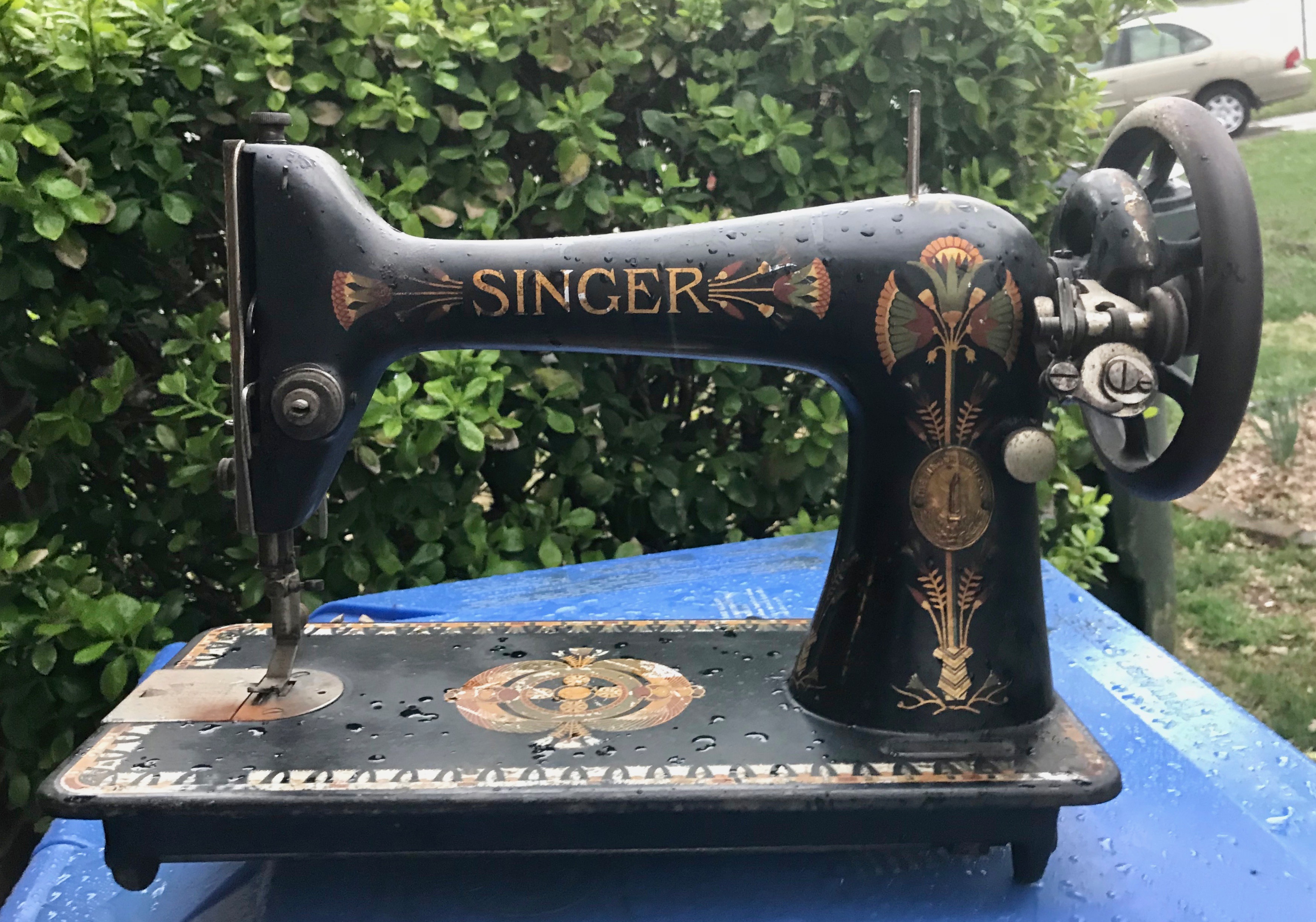 first year of the singer red eye treadle sewing machine