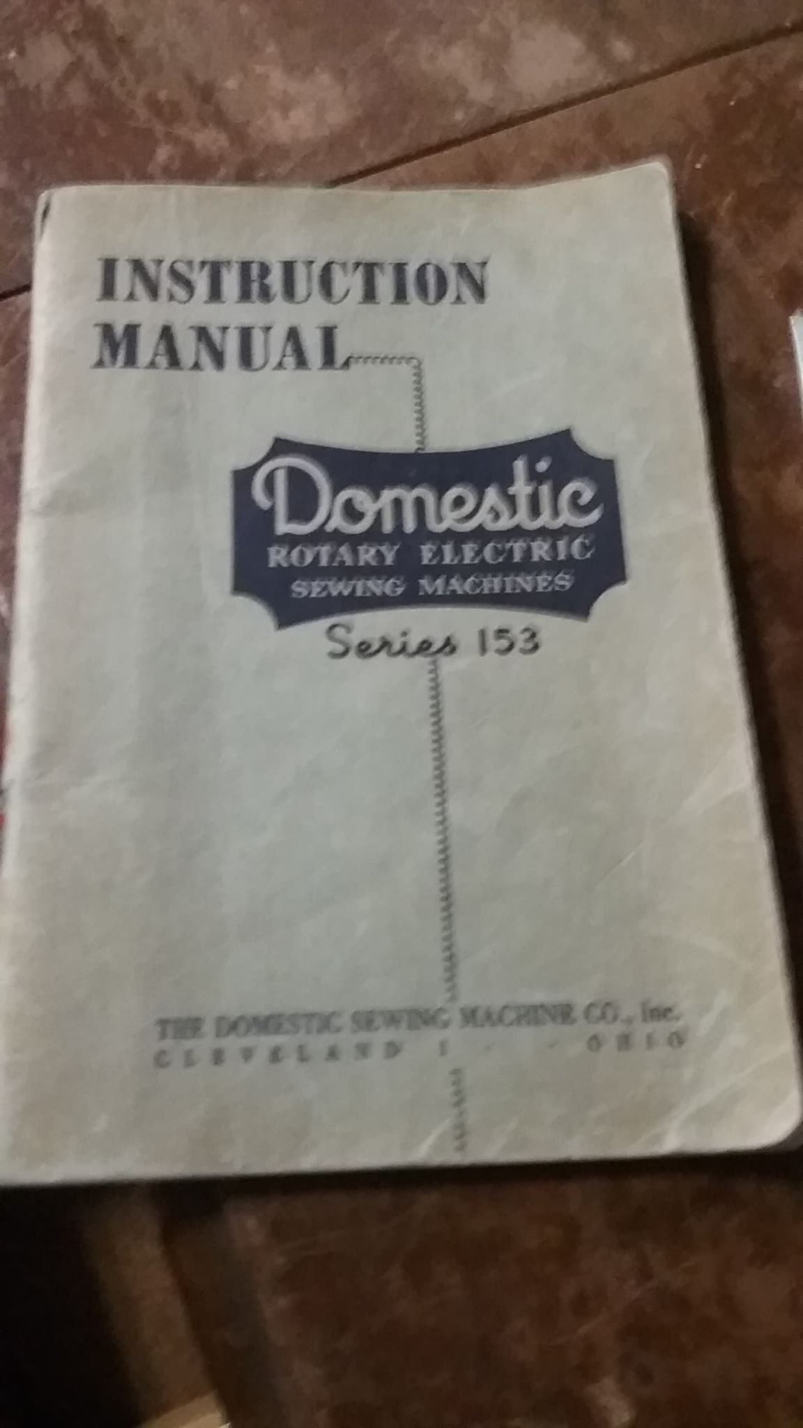1948 Domestic Rotary Electric Sewing Machine Series 153 Quiltingboard